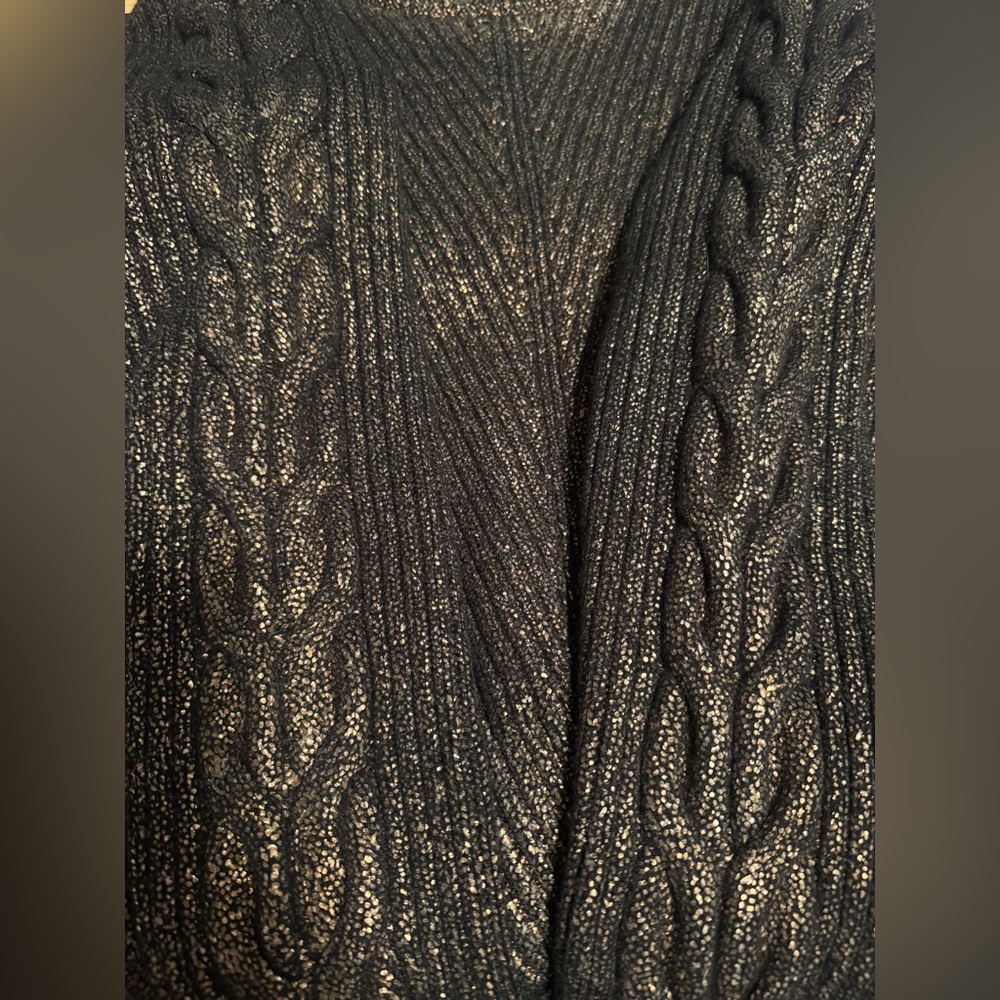 Pink Tartan 100% Wool Black and Bronze Knit Sweater - Picture 11 of 13